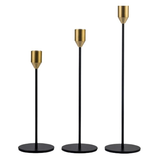 Dual tone Candle stand set