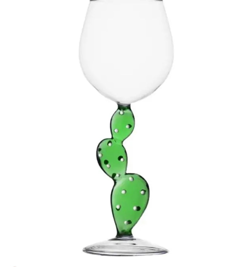Cactus Wine Glass set of 4